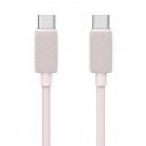USAMS καλώδιο USB-C σε USB-C US-SJ691, 60W, 480Mbps, 1m, ροζ
