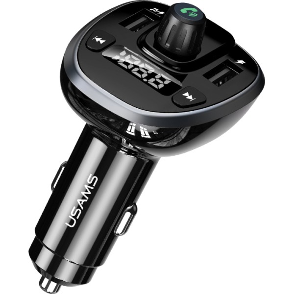 USAMS FM transmitter με οθόνη US-CC115, μα΄΄υρο