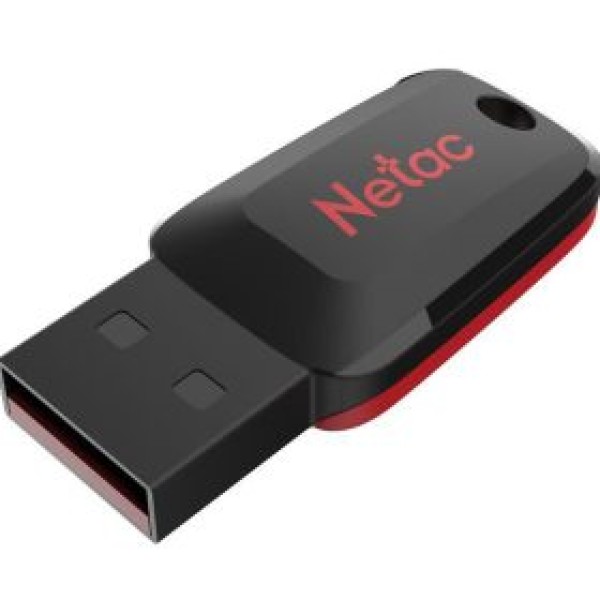 NETAC USB Flash Drive U197, 32GB, USB 2.0, Μαύρο 