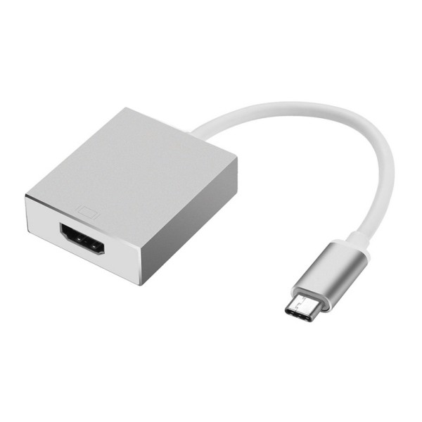 POWERTECH Αντάπτορας CAB-UC006 USB 3.1 Type-C σε HDMI, Λευκό