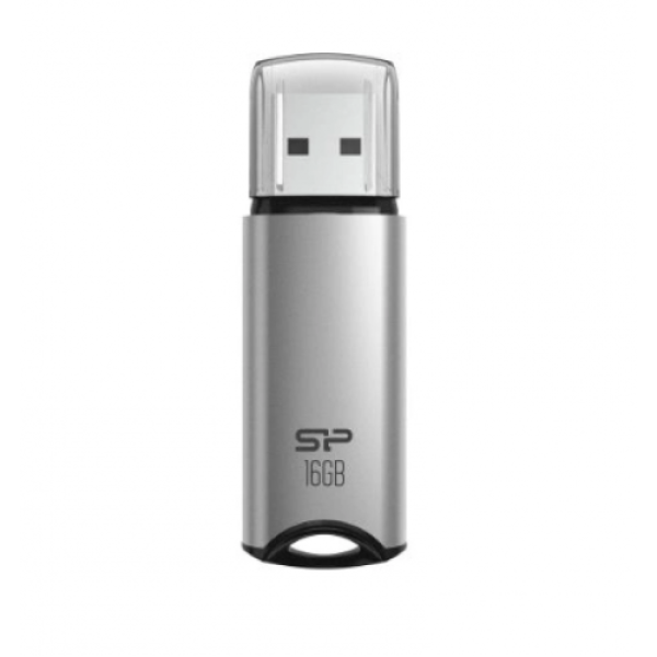 SILICON POWER USB Flash Drive Marvel M02, 16GB, USB 3.2, γκρι