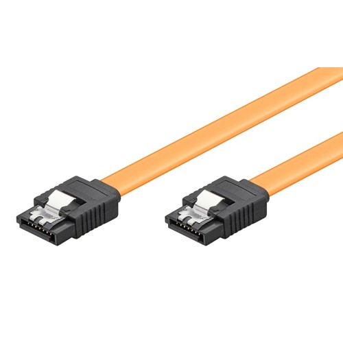 POWERTECH Καλώδιο SATA III 7-pin σε 7-pin CAB-W024, Metal Clip, 0.4m