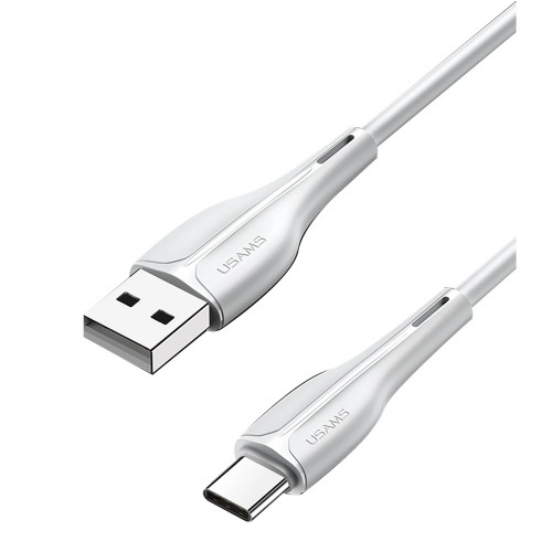 USAMS καλώδιο USB σε USB-C US-SJ372, 10W, 1m, λευκό