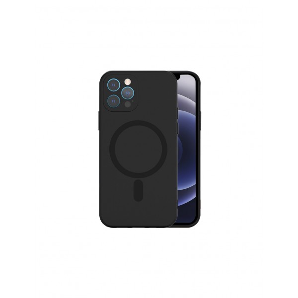 POWERTECH θήκη MagSilicone MOB-1872 για iPhone 14 Pro, μαύρη