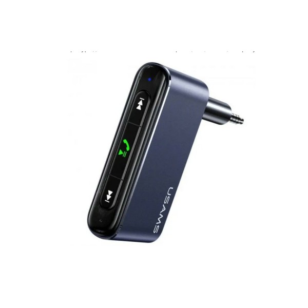 USAMS ασύρματο audio receiver US-SJ519 με μικρόφωνο, Bluetooth 5.0, γκρι