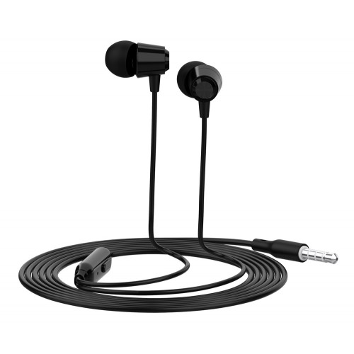 USAMS earphones με μικρόφωνο US-SJ482, USB-C σύνδεση, Φ10mm, 1.2m, μαύρα