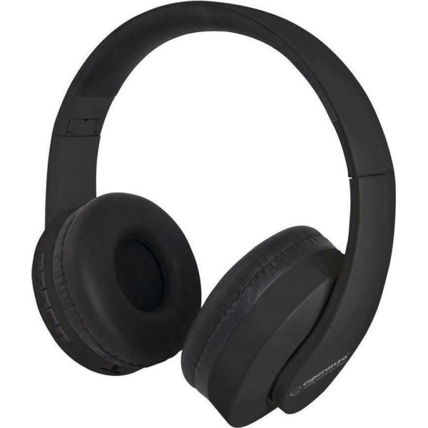 Esperanza EH210K Ασύρματα Over Ear Ακουστικά Μαύρα