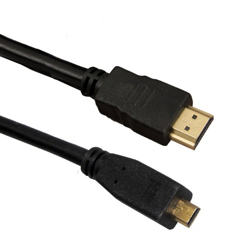 HDMI 1.4 Cable HDMI male - micro HDMI male 1.5m Μαύρο (EB203)