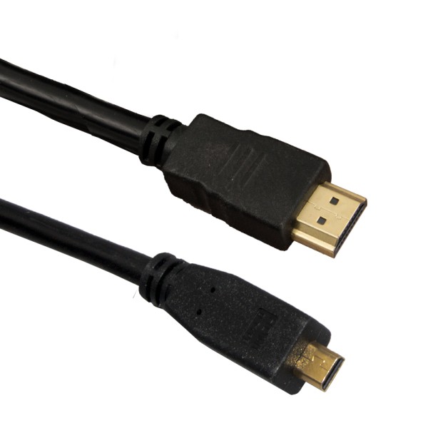 HDMI 1.4 Cable HDMI male - micro HDMI male 1.5m Μαύρο (EB203)