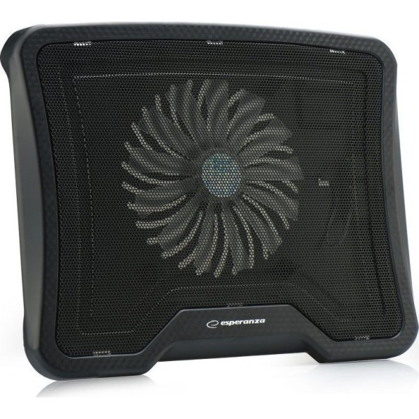 Esperanza Leste Cooling Pad για Laptop έως 15.6" με 1 Ανεμιστήρα και Φωτισμό