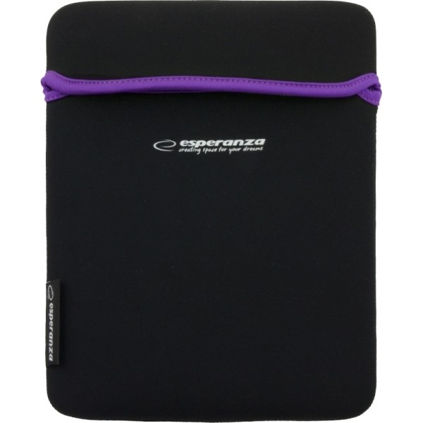 Neoprene Etui Sleeve Μαύρο/Μωβ (Universal 8-9")