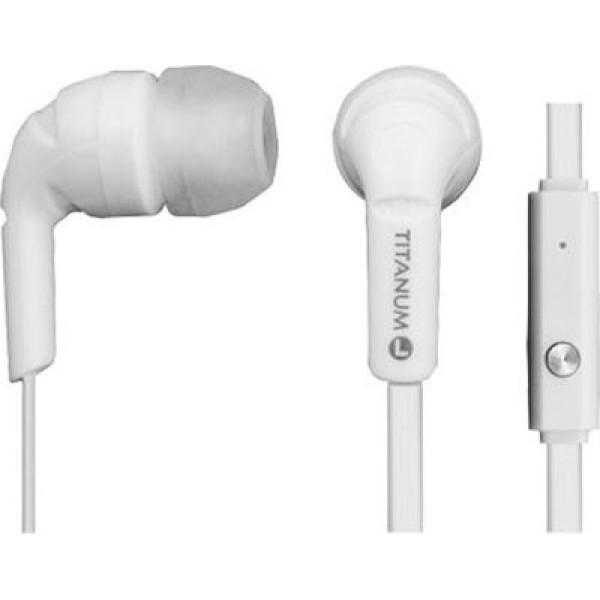 Esperanza TH109W In-ear Handsfree με Βύσμα 3.5mm, Λευκό