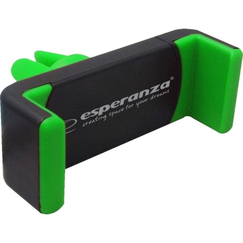 Βάση Κινητού Αυτοκινήτου Smartphone Car Air Holder Black/Green με Ρυθμιζόμενα Άγκιστρα EMH117KG