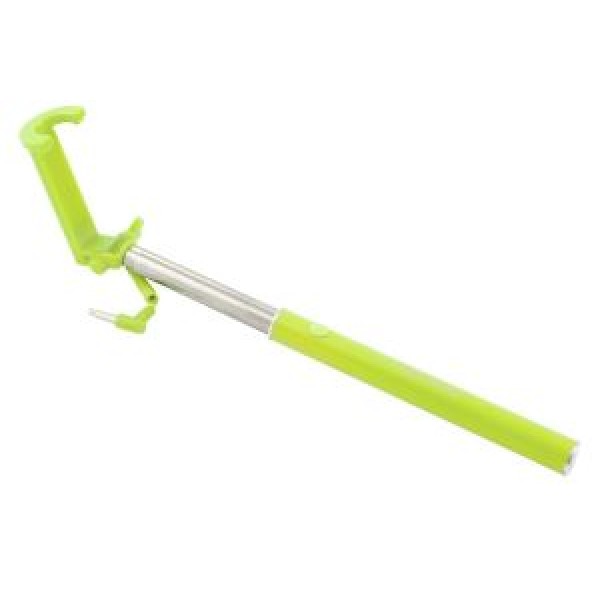 Ενσύρματο Selfie Stick για Κινητά Τηλέφωνα Πράσινο