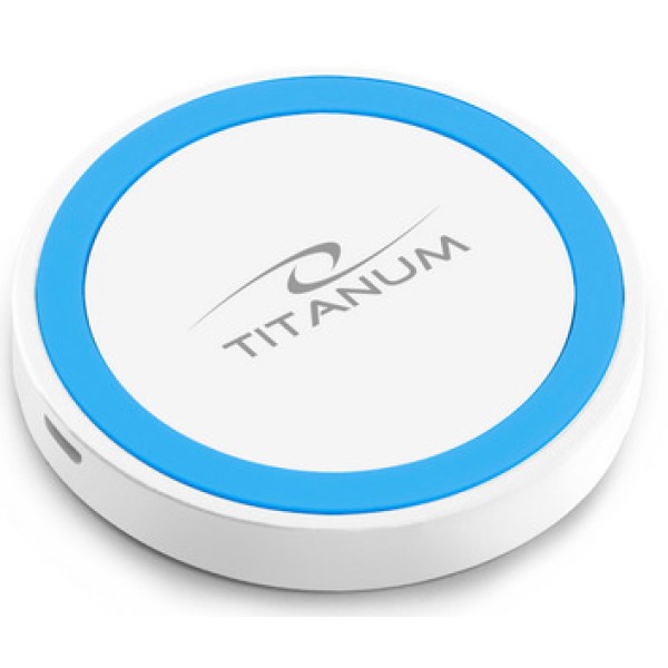 TITANUM Ασύρματος Φορτιστής NECKER Λευκό/Μπλέ