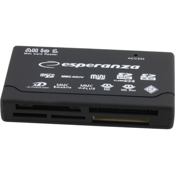 ESPERANZA ALL IN ONE USB 2.0 Εξωτερική συσκευή ανάγνωσης κάρτων μνήμης