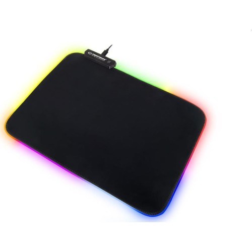 Zodiac Gaming Mouse Pad Medium 350mm με RGB Φωτισμό Μαύρο