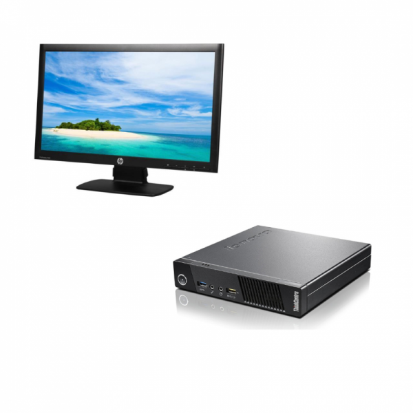 Lenovo M72e Tiny + HP P221 FHD