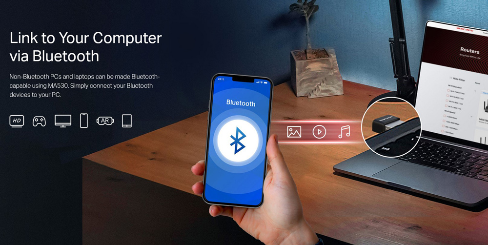 MERCUSYS Nano USB Adapter, Bluetooth 5.4 , V.1.0 - Image 8