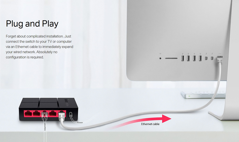 MERCUSYS Desktop Switch MS105G, 5x 10/100/1000 Mbps, Ver. 1 - Image 8
