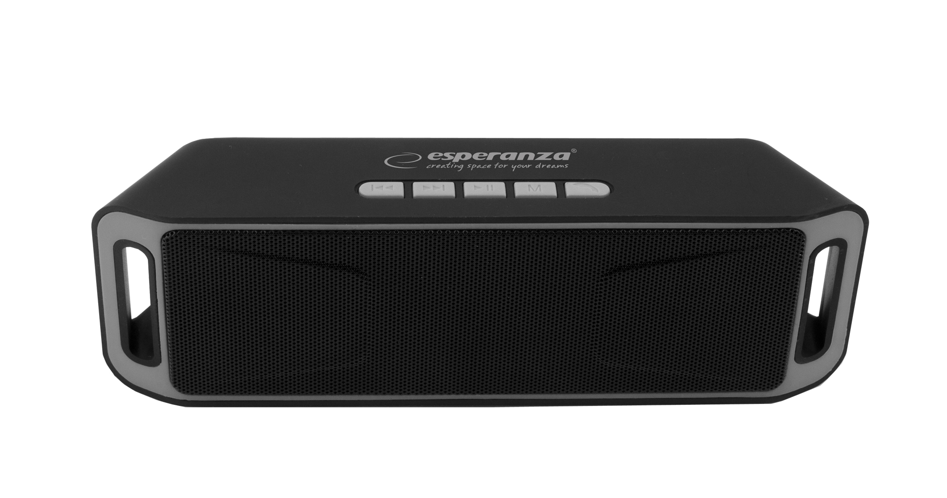Folk EP126KE Ηχείο Bluetooth 3W με Ραδιόφωνο Black/Grey