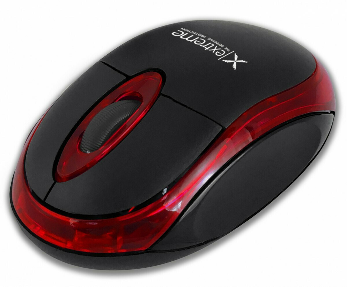 Extreme Cyngus Ασύρματο Bluetooth Ποντίκι Μαύρο/Κόκκινο