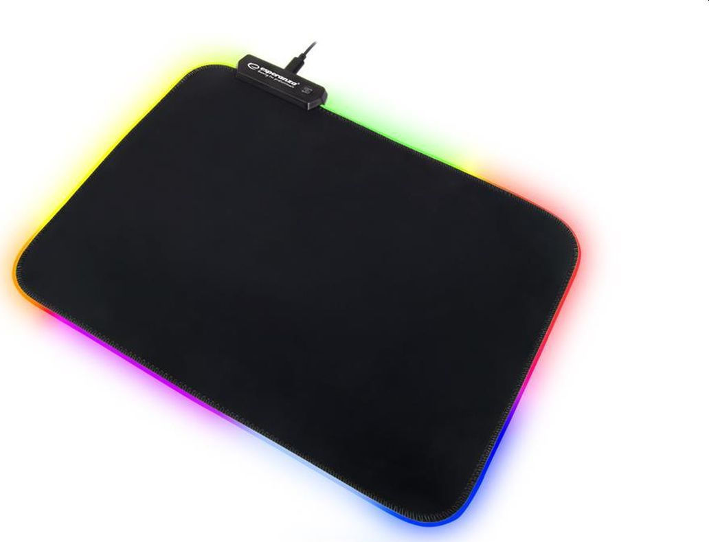 Zodiac Gaming Mouse Pad Medium 350mm με RGB Φωτισμό Μαύρο