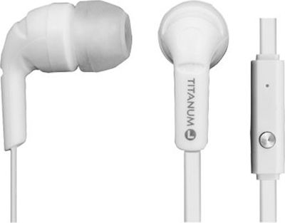 Esperanza TH109W In-ear Handsfree με Βύσμα 3.5mm, Λευκό