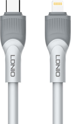 Ldnio LC601 USB-C to Lightning Cable 30W Γκρι 1m Ldnio LC601 USB-C to Lightning Cable 30W Γκρι 1m