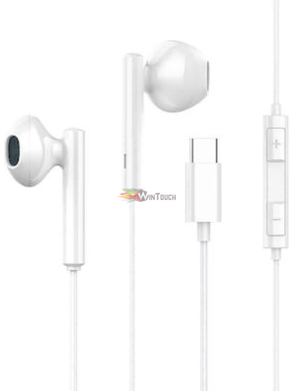 Celebrat G16 Earbuds Handsfree με Βύσμα USB-C Λευκό