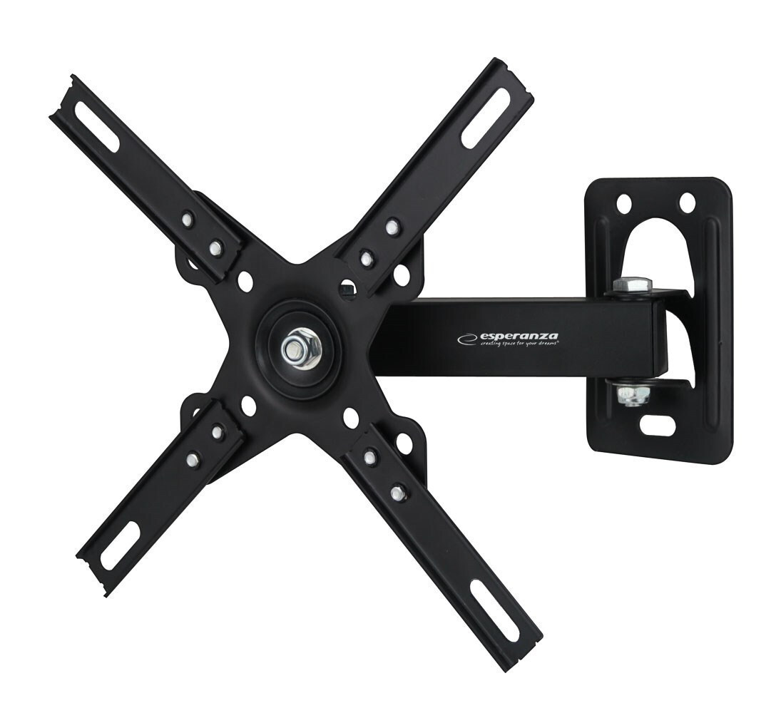 Esperanza ERW011 Βάση Τηλεόρασης Τοίχου έως 50" και 20kg Μαύρο